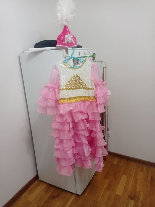 Казахское национальное платье для девочки