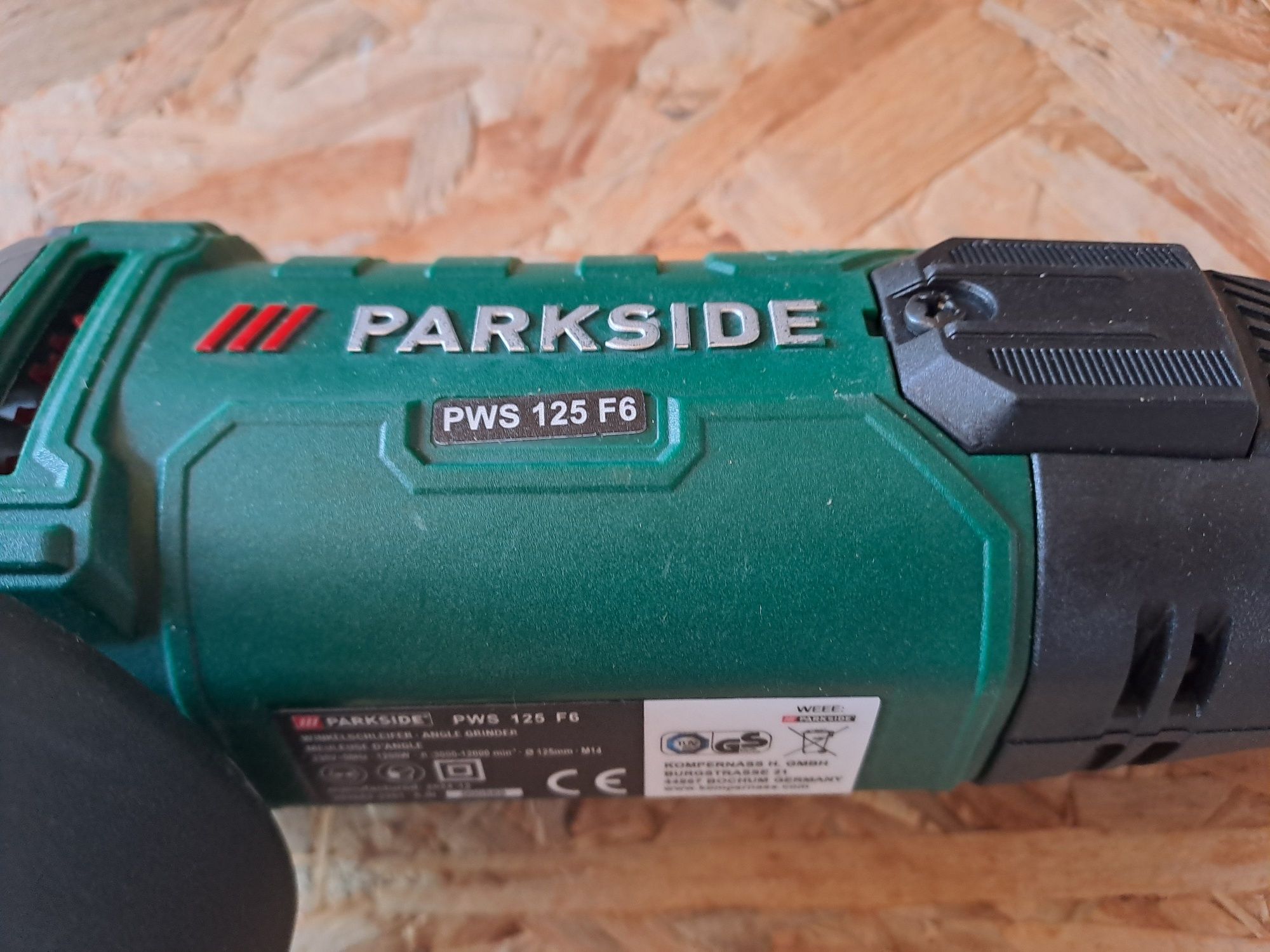 Ъглошлайф Parkside 125mm нов + дискове