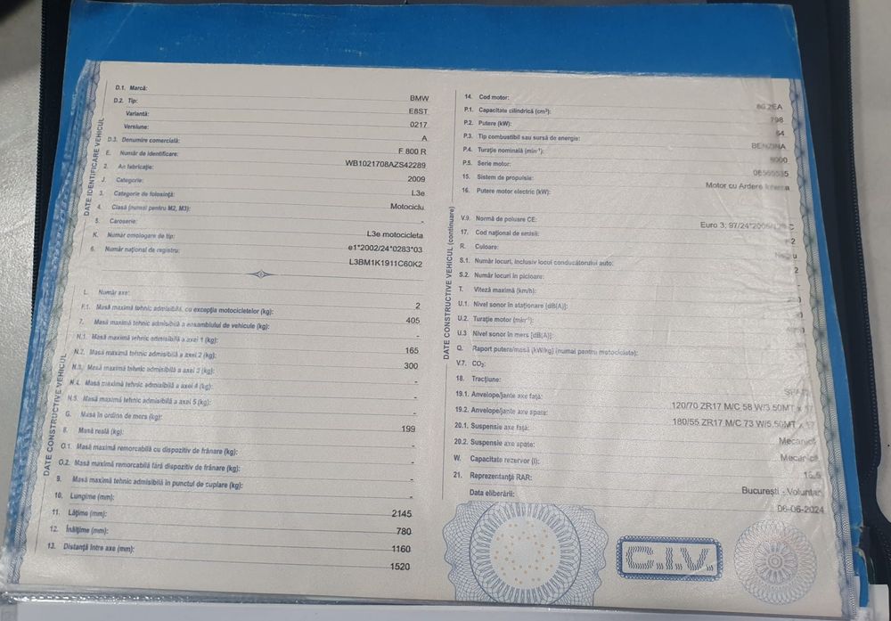 Vând motor BMW F800R