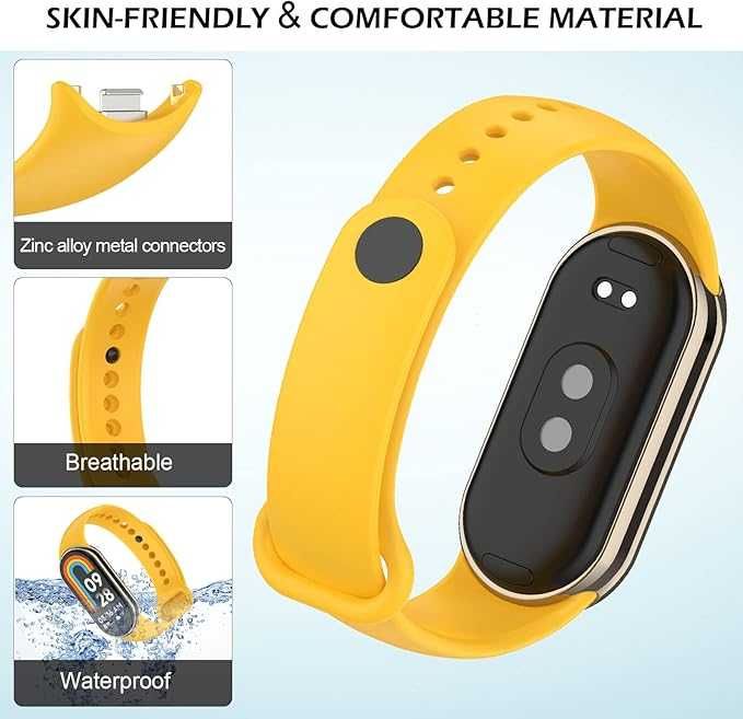 Силиконова каишка верижка Xiaomi Smart Band 8/9 Mi Band 8/9