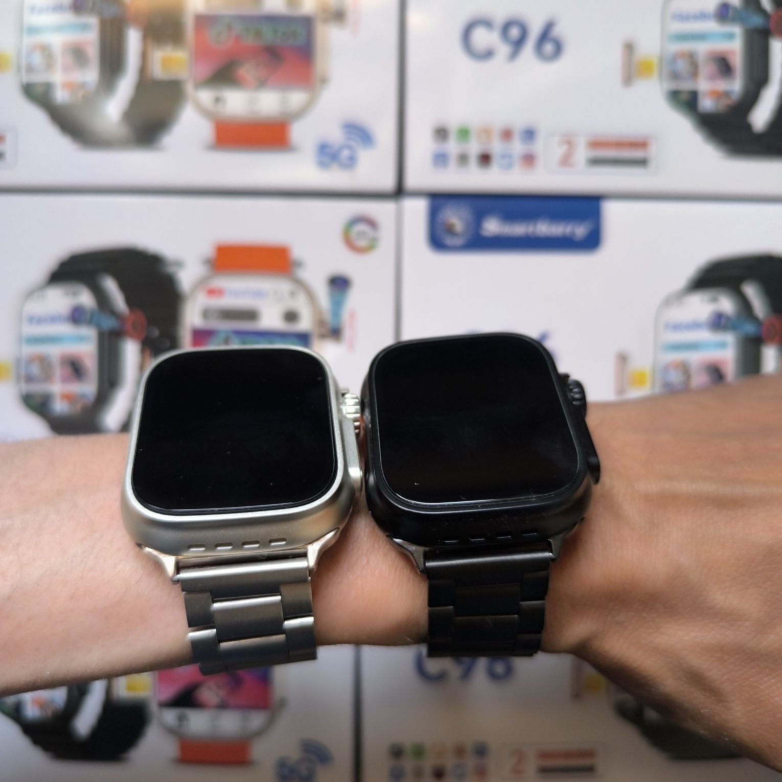Smart Watch C96, 5G Sim kartali soat, Умный смарт часы с сим-картой