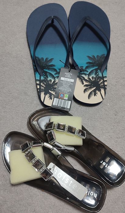 Промо! Плажни чехли нови