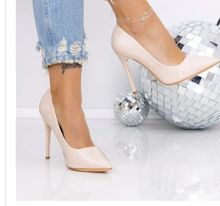 Pantofi stiletto nude Mei