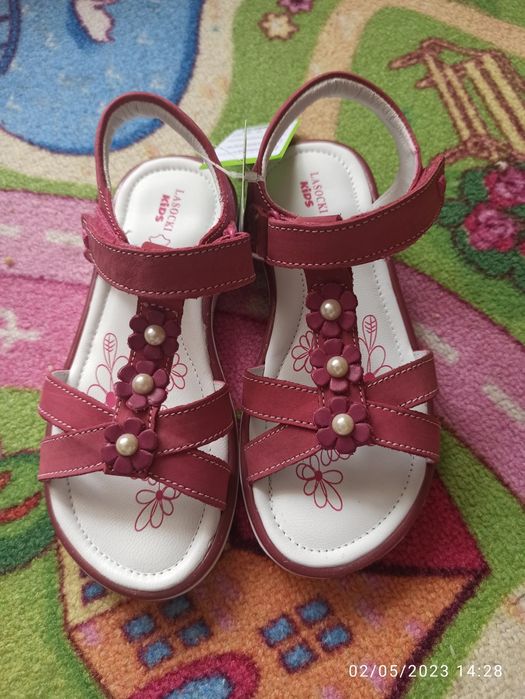 Sandale piele fetite