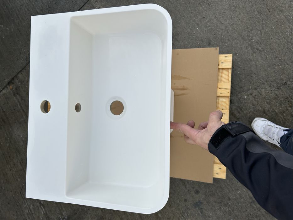 Lavoar baie compozit freestanding