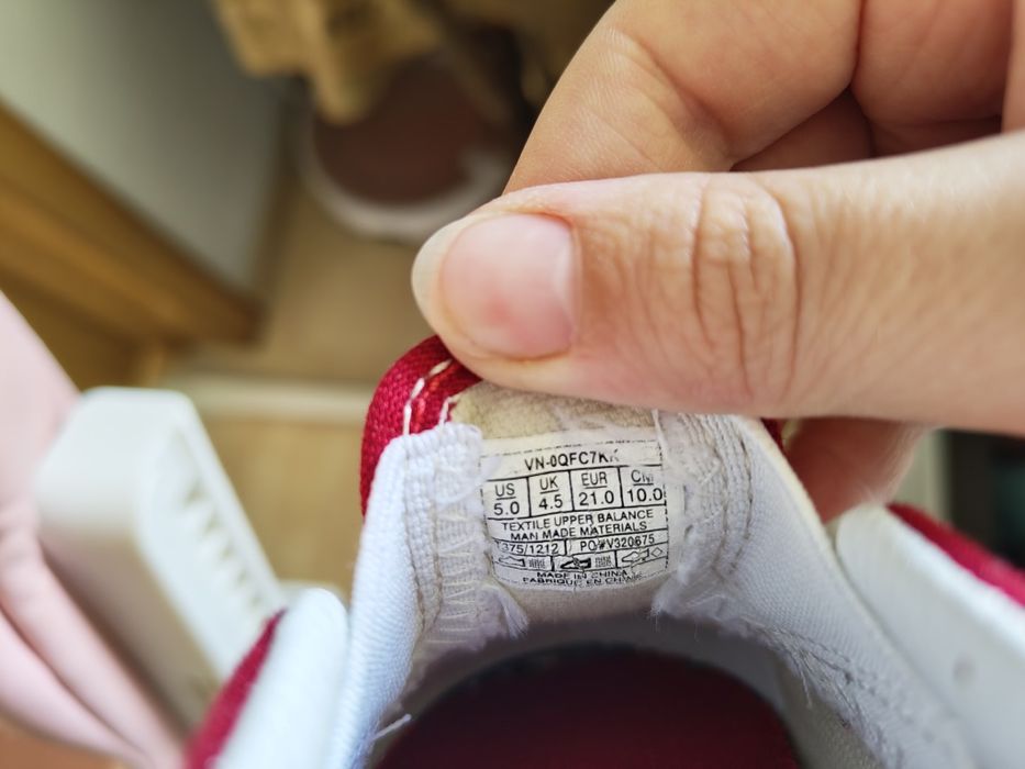 21 номер детски обувки ванс Vans