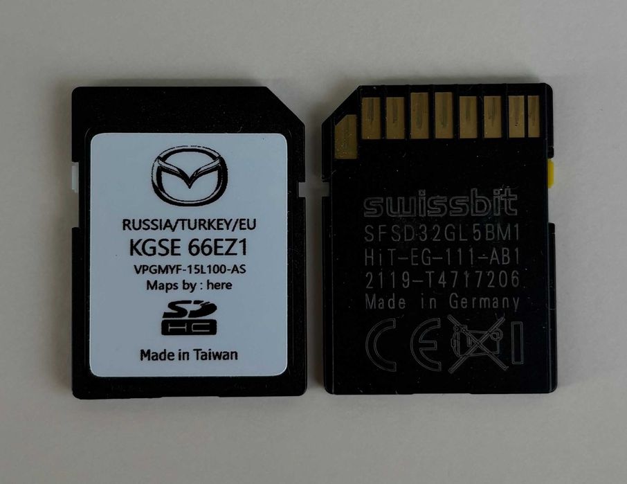 2026 Ново Оригинална Sd Card Mazda Connect 1 Европа Турция Мазда Карта