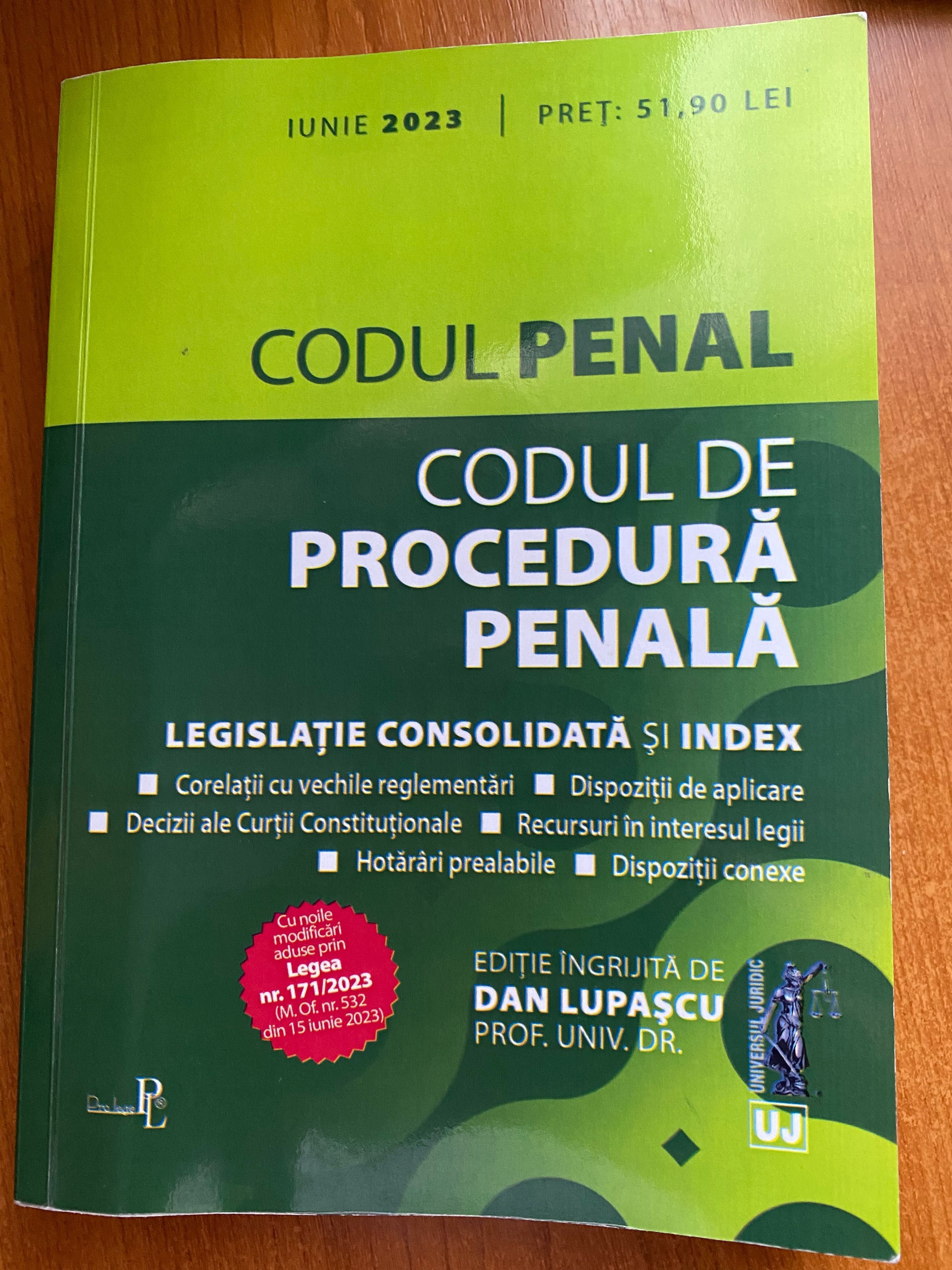 Codul de procedura penală , iunie 2023