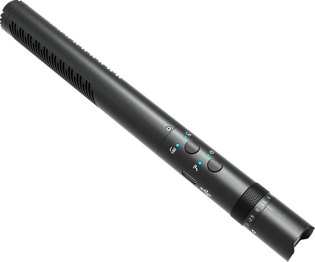 Microfon Broadcast Mic-D30 SYNCO Shotgun Jack 3.5mm, USB-C, Supercardi