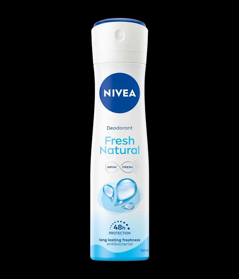 Set 3 Deodorante spray Nivea Deo feminin Fresh Natural, 150 ml