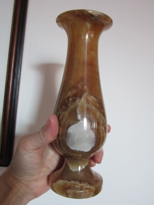 cadou rar Art Nouveau-vaza onyx/onix-design si culori frumoase 1kg