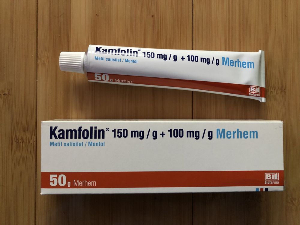 Kamfolin Cremă antireumatica antiinflamatoare pentru dureri musculare,