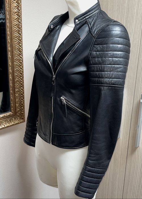 Geacă 'Biker' Zara, 100% piele naturală