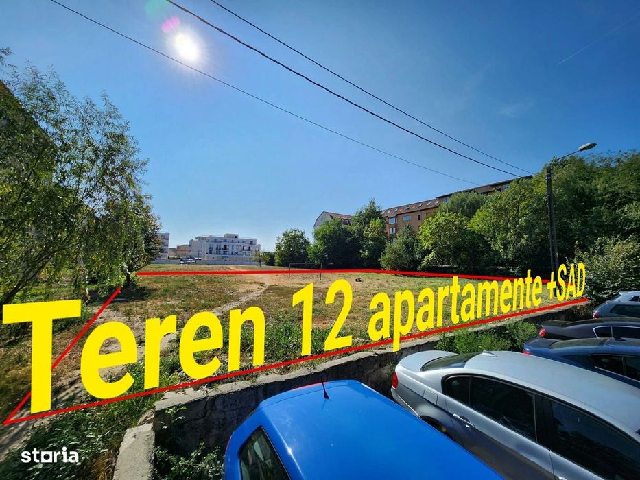 Teren 12 apartamente+SAD -Lipovei