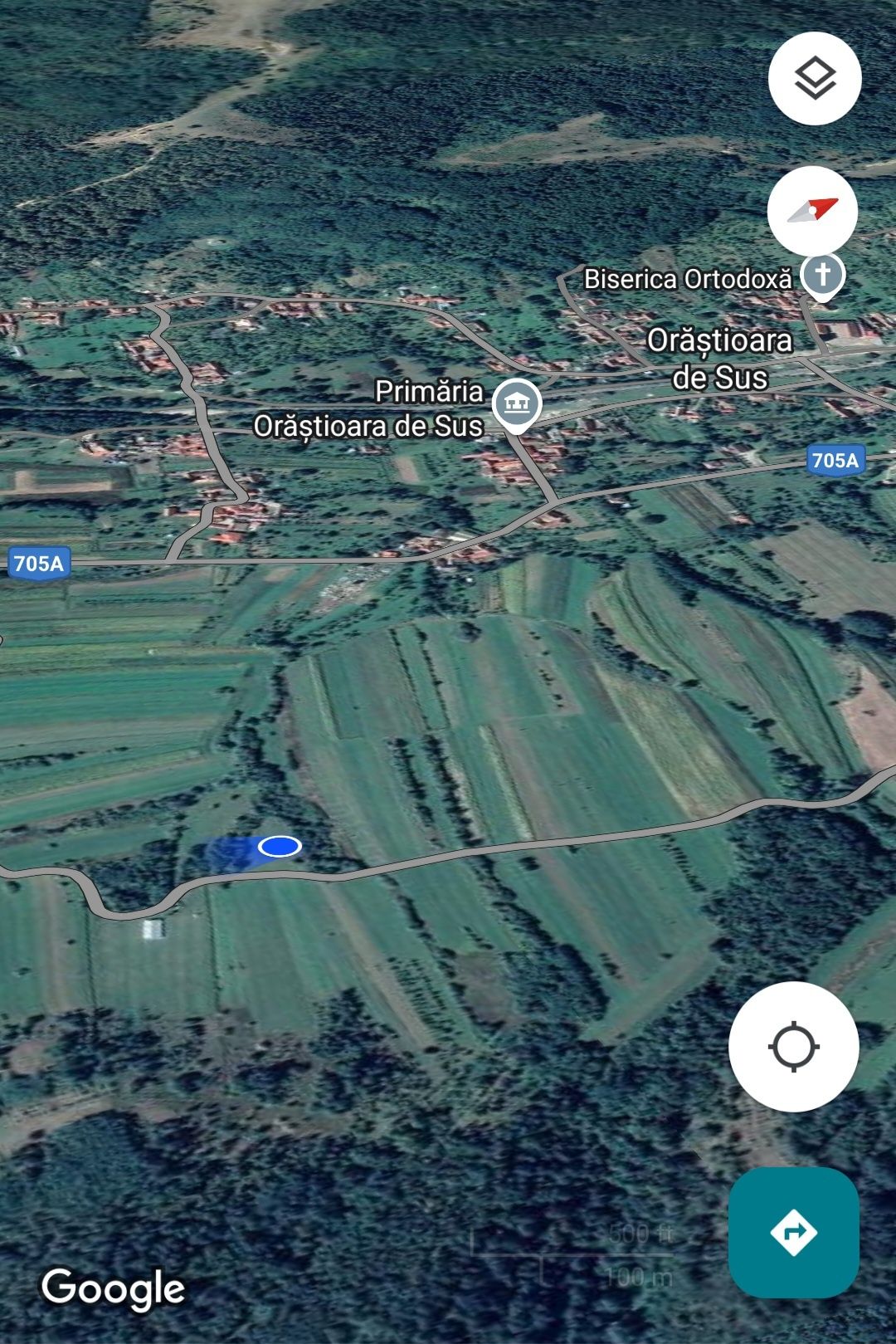 Vând teren extravilan 2500mp