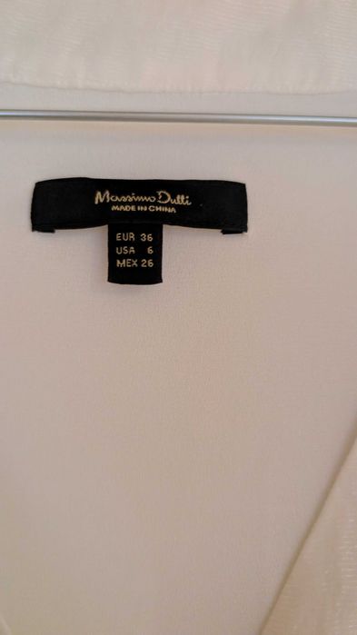 Рокля Massimo Dutti, лен и коприна