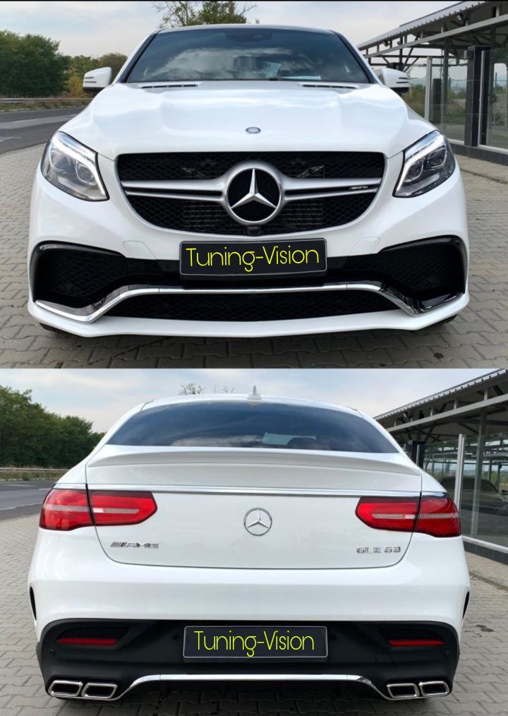 GLE 63 amg coupe пакет C292 броня Mercedes дифузьор степенки W166