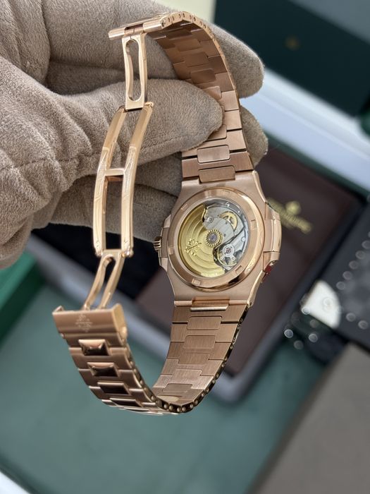 Patek Philippe Nautilus Gold Blue Dial