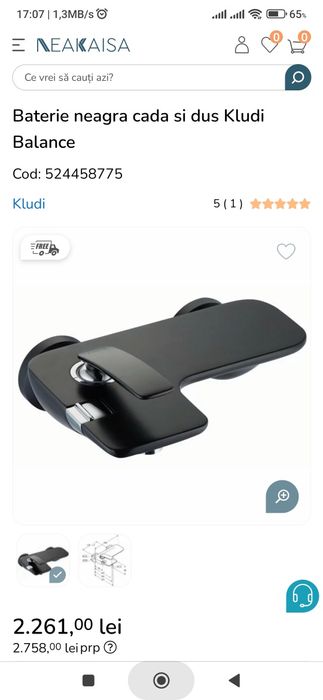 Baterie cada. kludi balance