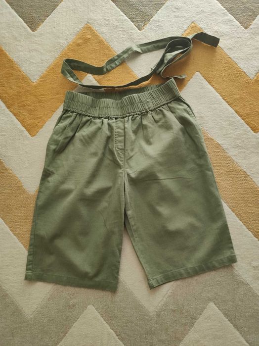 Pantaloni scurti (bermude) din in Bonprix 36 - oliv