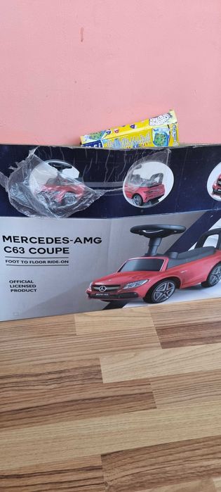 Mașina Mercedes AMG fără pedale 12-36 de luni