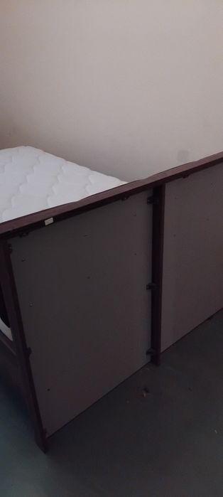 Pat cu saltea 1.20/2.00 impecabil