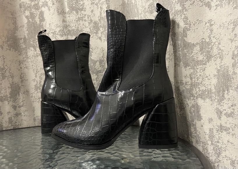 Полусапожки чёрные