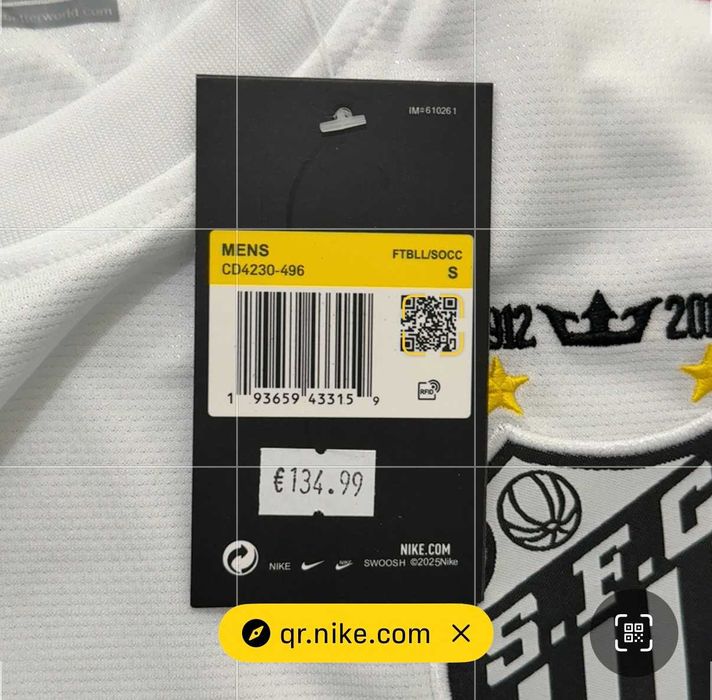 [Neymar Jr] Tricou de fotbal retro Santos FC (2012-2013)