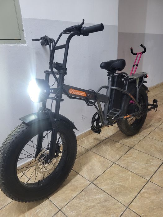 Электровелосипед велосипед электро Леопард Фетбайк Новый 1200w 32ah