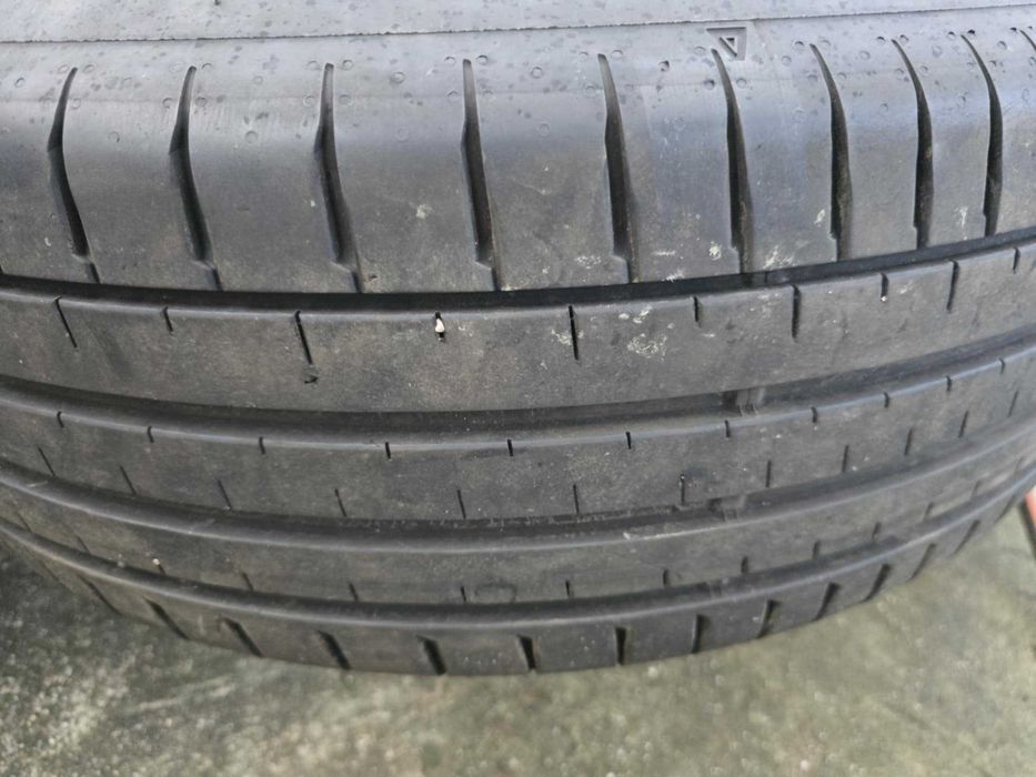 Jante aliaj KIA 5x114.3 + cauciucuri vara aproape noi 2024 235/60r18