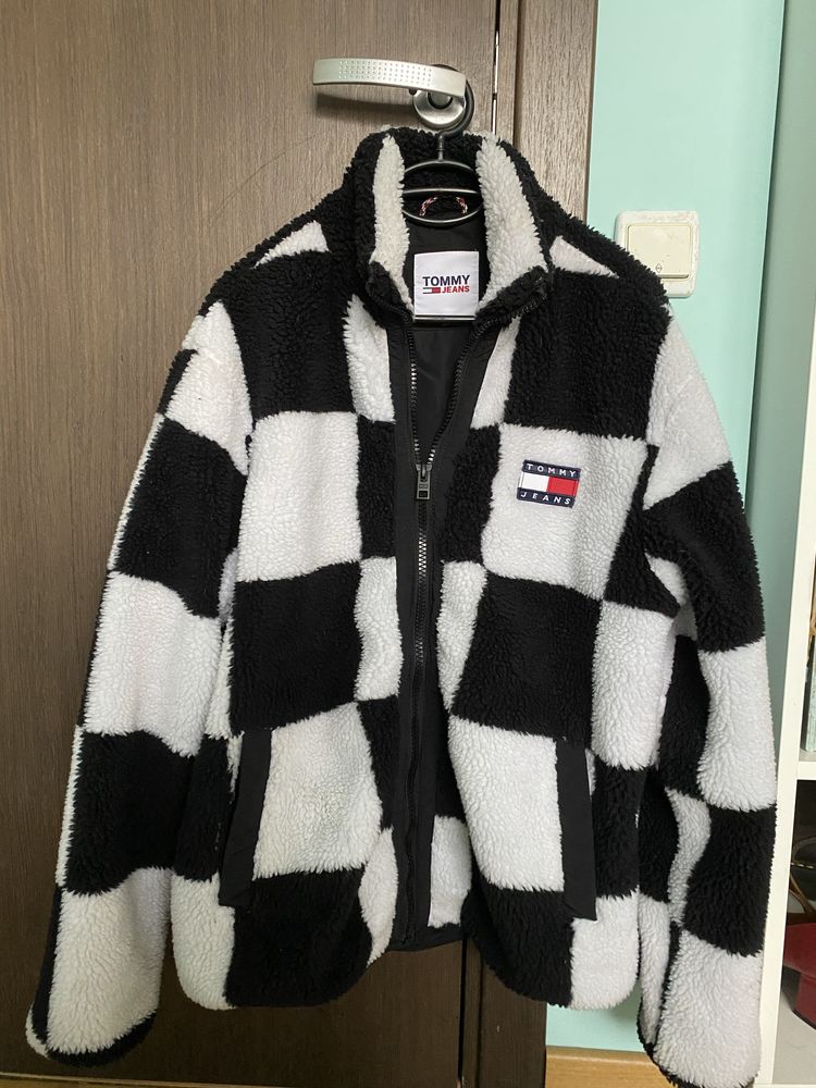 checkered tommy jeans яке/fleece