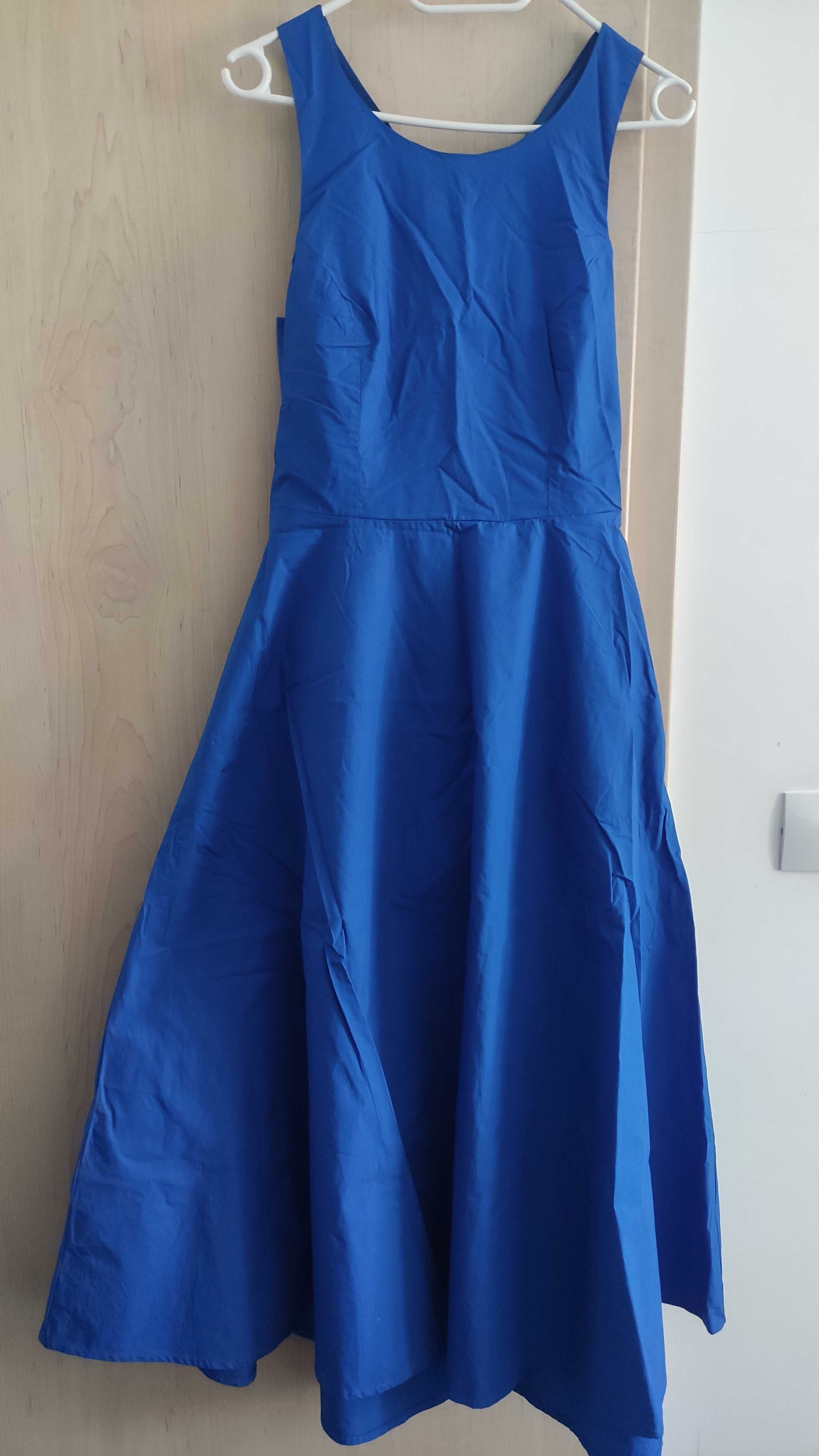 Rochie botez albastra