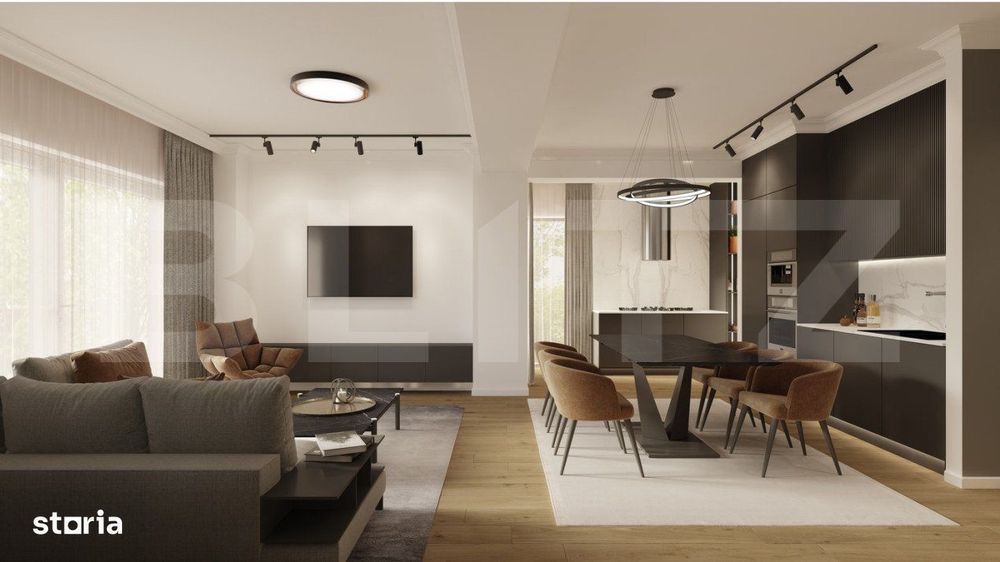 Apartament de vanzare, cu 3 camere, 65 mp + balcon, zona Tractorul