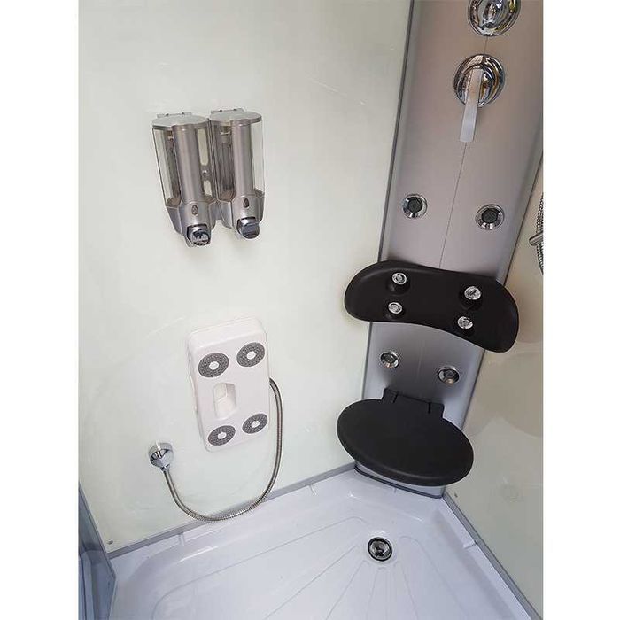 Cabina de duș cu hidromasaj și saună Hydrosan