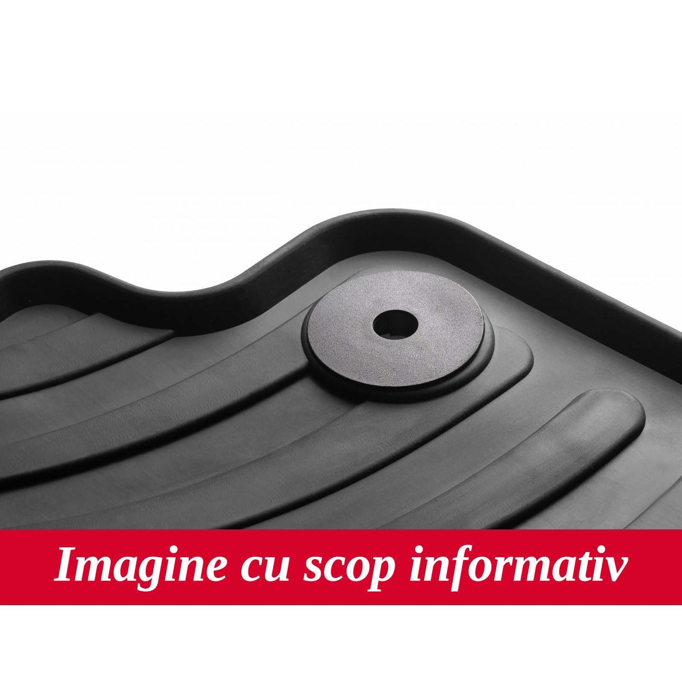 Set covorase auto din cauciuc Peugeot 207 din 2006-2012, Gledring, 4 buc.