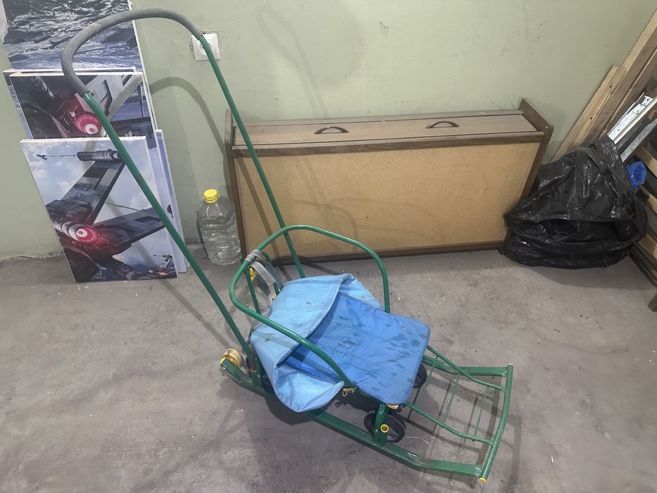 Санки с колесиками универсальные