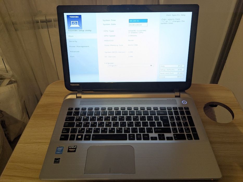 Toshiba Satellite S50-B-150 – цял лаптоп (дефектен, подходящ за части)