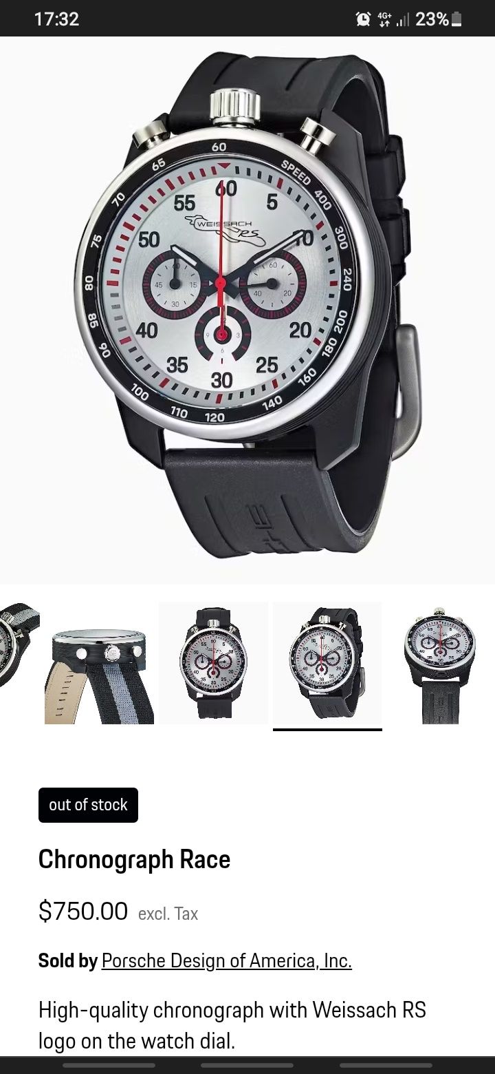 Porsche Chronograph Race