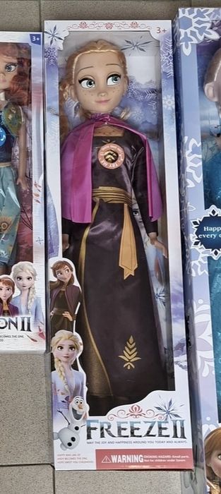 Голяма Музикална Кукла Анна 80см, играчка Замръзналото Кралство