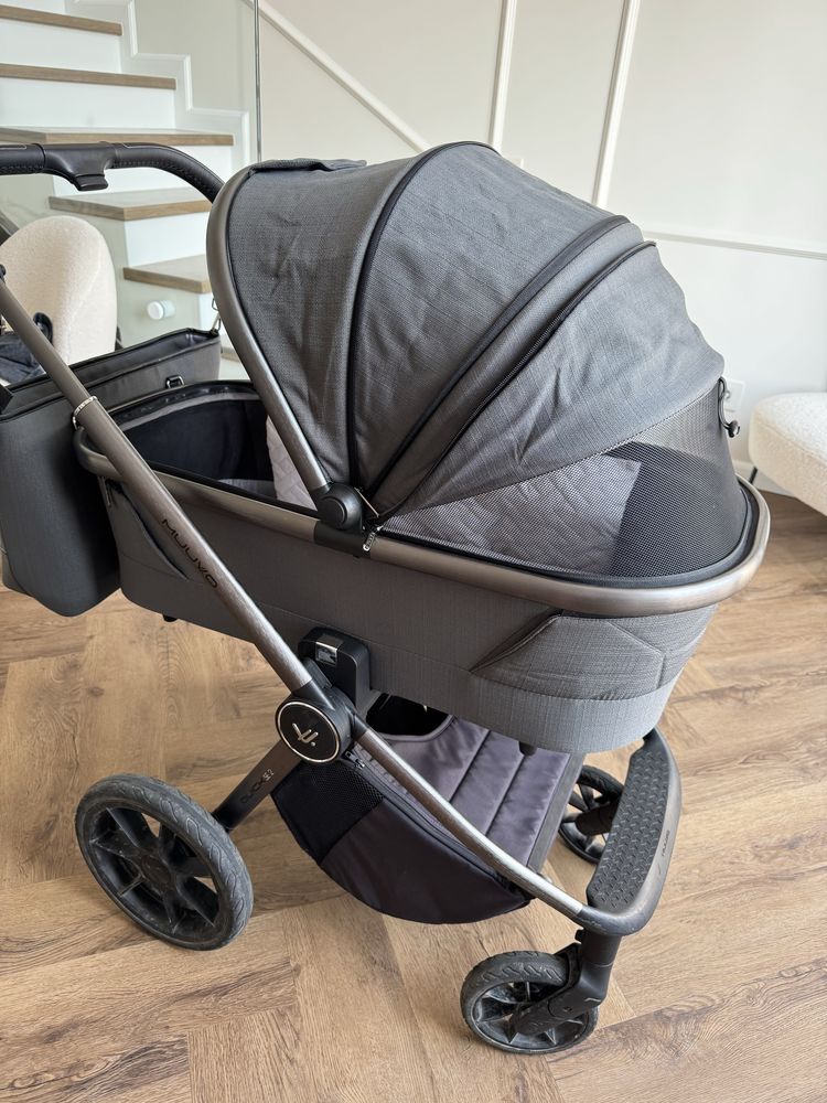 Carucior 2 in 1 MUUVO QUICK SE2 Diamond Graphite