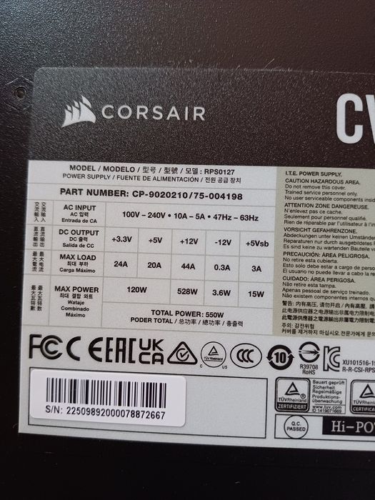 Sursa PC Corsair CV550