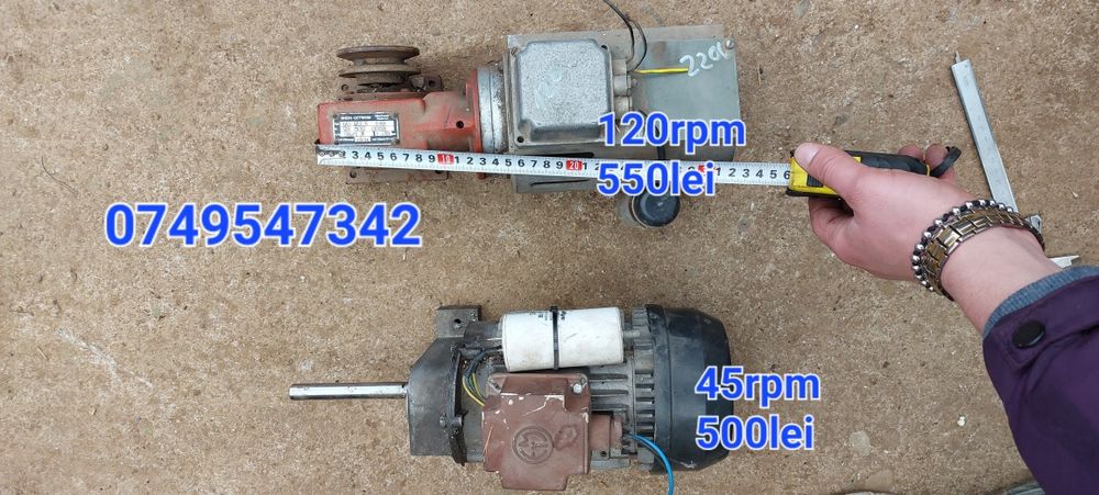 Motor cu reductor 220v 45rpm si 120rpm
