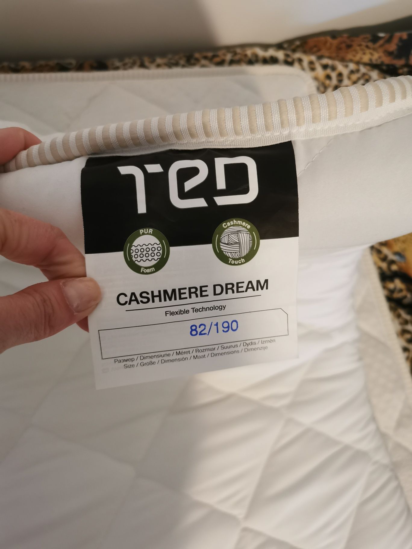 Топ матрак TED CASHMERE DREAM 82/190