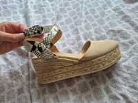 Sandale / Espadrile Nine West, model Ava marime 36.5 sau 6