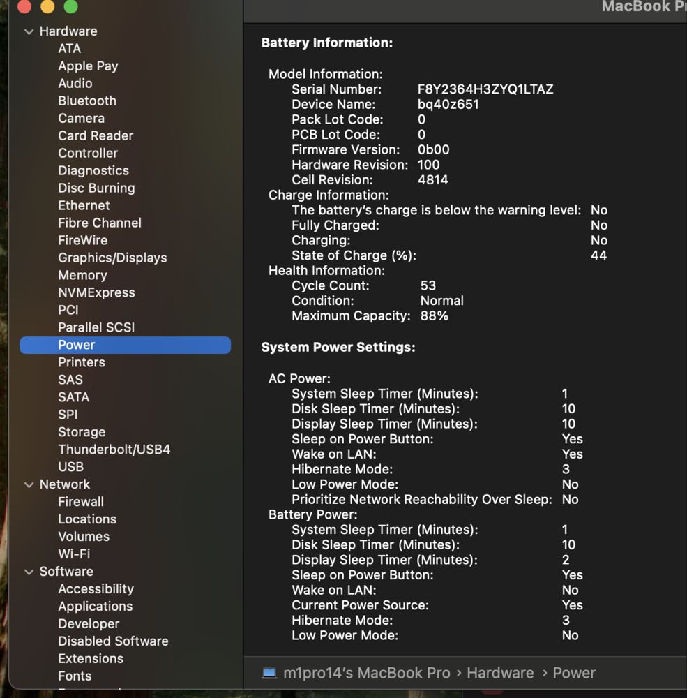 Macbook pro m1 pro 14”