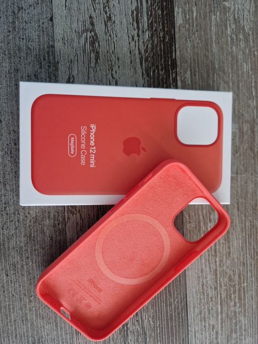 Husa Silicon MagSafe Originala Apple Iphone 12 mini!Noua!Slim!Somon