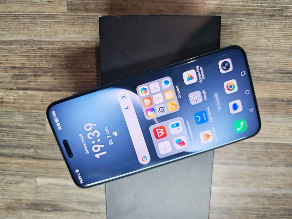 Нов Honor Magic 7 Pro 5G 12 GB RAM 512 GB Black 23м.гаранция.