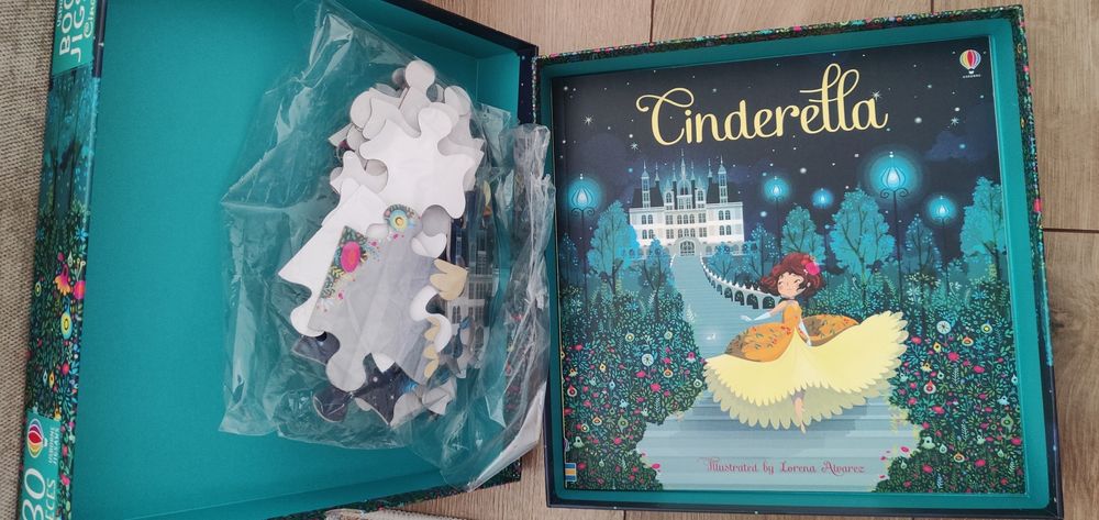 Pachet de 2 seturi Book&Jigsaw puzzle noi, 30 piese