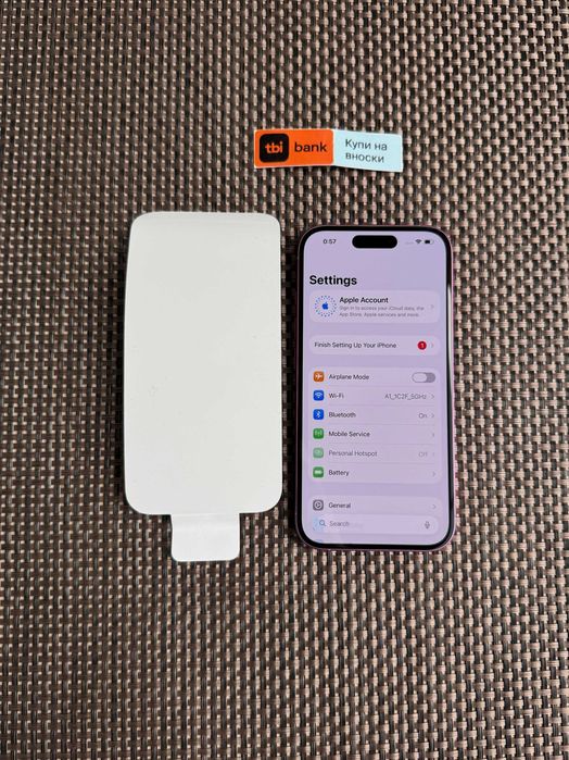 256Gb! iPhone 16 Лизинг от 57лв/м pink КАТО НОВ розов ГАРАНЦИЯ!