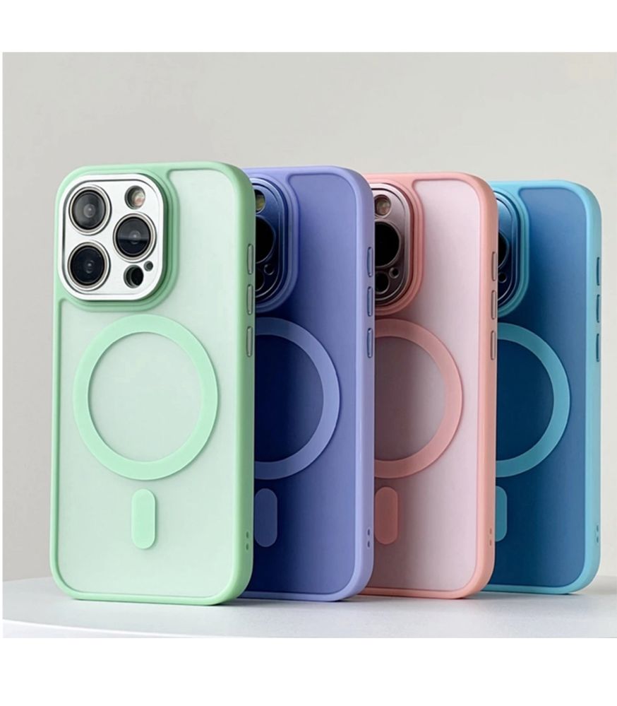 Iphone 11/12/13/14/15 PRO MAX PLUS Husa Magsafe Mata Protectie Camera